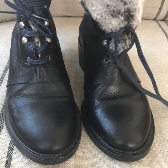 Coclico Made in Spain lace up black boot - Picture 3 of 11